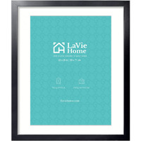 Lavie Home 22X28 Picture Frame Black Poster Frame,Display Pictures 18X24 With Mat Or 22X28 Without Mat, Stable And Sturdy Frame And Polished Plexiglass, Horizontal And Vertical Format Of The Walls
