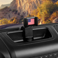 Voodonala For Jeep Jk Phone Holder Mount For 2011-2018 Jeep Wrangler Jk Jku, Us Flag Black