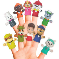 Ginsey Nickelodeon Paw Patrol 10 Piece Finger Puppet - Party Favors, Educational, Bath Toys, Floating Pool Toys, Beach Toys, Finger Toys, Story Time, Playtime