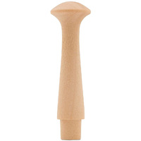 Wooden Shaker Pegs 2-7/16-Inch W/ 3/8-Inch Tenon, Pack Of 25 Diy Wooden Wall Hooks, Wood Hooks For Hanging Shaker Peg Rail And Coat/Hat/Towel Hook, By Woodpeckers