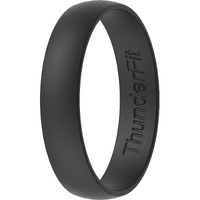 Thunderfit Unisex Silicone Wedding Rings, Rubber Engagement Bands, Variety Multipack 1,4,7