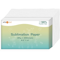 Htvront Sublimation Paper 8.5X14 Inch - 200 Sheets Transfer Paper Compatible With Inkjet Printer, Heat Transfer Paper For Tumblers, Mugs, T-Shirts And Other Sublimation Blanks