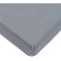 Fitted Sheet For The Milliard Trifold Mattress, Super Soft And Cozy Washable Grey Sheet (Cot, 4")