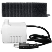 Ulrempart Replacement Pump Compatible With Ag Garden Harvest Bounty Farm Extra Ultra All Models, Pump Replacement Model #200623, Included Extra 10 Pump Filters