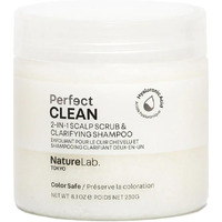 Naturelab.Tokyo Perfect Clean 2-In-1 Scalp Scrub & Clarifying Shampoo | Exfoliating Sugar Crystals With Probiotic Sake Water & Hyaluronic Acid For Deep Scalp Cleanse, Shine, & Hydration - 8.1 Oz