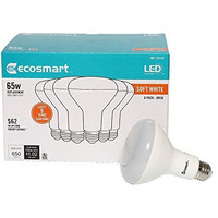 Ecosmart Led Technology Soft White 65W 85W Replacement Dimmable Light Bulb 6 Pack Br30 1001 729 291