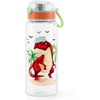 Home Tune 23Oz Kids Water Bottle For School Boys, Bpa Free Tritan, Leak Proof Flip Top Lid, Easy Clean, Carry Handle - Dinosaur