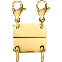 Ohinglt Layered Necklace Clasp 18K Gold And Silver Necklace Separator For Layering, Multiple Necklace Clasps And Closures For Women