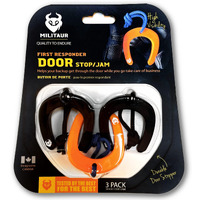 Militaur First Responder Door Stopdoor Jam For Law Enforcement, Police, Emergency Medical Services Stops Doors From Closing, 3 Pack And Mollepals Compatiblea (3)