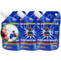 Le Glue Temporary Glue, 3 Pack - Non-Permanent Adhesive For Plastic Building Blocks, No More Messy Break-Ups - Safe, Non-Toxic Formula - As Seen On Shark Tank, Created For Kids, By A Kid