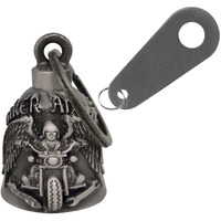 Motorcycle Bell With Hanger For Biker, Good Luck Biker Bells & Motorcycle Accessories, Key Chain With Delicate Luck Bell