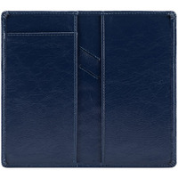 Aurya Leather Checkbook Cover Holder With Free Divider Right Handed With Middle Pen Design Checkbook Cover Case For Women/Men