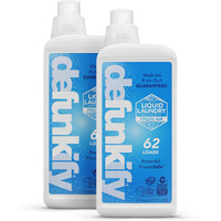 Defunkify Liquid Laundry Detergent | Laundry Soap W/ Odor Crushing & Stain Removing Power | Epa Safer Choice, 87% Biobased - 124 Loads (2-Pack Of 62 Load Bottles) (Fresh Air)New! Defunkify Liquid Laundry Detergent, - Crushes Odor - Epa Safer Choice - 87% Biobased - 124 Loads (2-Pack Of 62 Load Bottles) (Fresh Air)