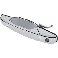 Mnjws Exterior Chrome Door Handle, Front Driver Side - Compatible With 2007-2013 Chevy Silverado Suburban Tahoe Gmc Sierra Yukon Cadillac Escalade - Replace 20828258, 22738721, 25960525, 84053434