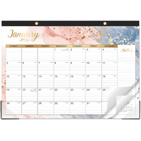 2025 Desk Calendar - 2025 Calendar From Jan. 2025 - Dec. 2025, 17\" X 12\", 2025 Desk Calendar 12 Month With Protector Corner, Large Blocks