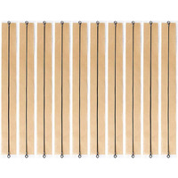 10 Pack 12-Inch Sealer Replacement Element Grip 300Mmx2Mm And Teflon Tapes, Impulse Sealer Repair Kits For 12-Inch Heat Sealers, Suitable For Most Hand Sealers