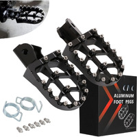 Jfg Racing Dirt Bike Foot Pegs With Springs,7075 Aluminum Cnc Footpegs Pedals Rests For Surron Light Bee X And S/E Ride Pro Ss/Crf150F Crf230F 03-19/X160/X260-Black