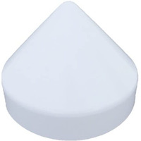 Jsp Manufacturing Cone Style Pylon Cap For Marine Dock (White, 14 Inch)