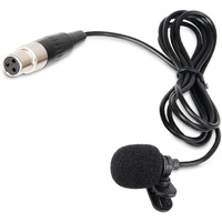Todlinkoc Lavalier Lapel Microphone With Mini Xlr Jack, Hand-Free Clip-On Lapel Mic Compatible With Wireless Mic System Uhf Bodypacks Voice Amplifier
