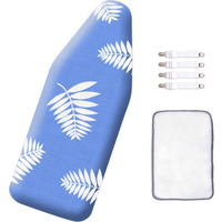 12.5 X 30 Inch Mini Ironing Board Cover - With 100% Cotton Iron Cover And Extra Thick Pad,Resists Scorching And Staining,Fits For Small Table Top Ironing Board