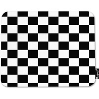 Mugod Checkerboard Mouse Pad Geometric Checkered Plaid Pattern Black And White Mouse Mat Non-Slip Rubber Base Mousepad For Computer Laptop Pc Gaming Working Office & Home 9.5X7.9 Inch