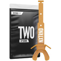 Nxtrnd Two Football Mouth Guard, Football Mouthpiece With Strap, Fits Adult & Youth (Gold)