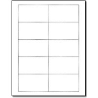 Heavyweight White Blank Business Card Paper - 20 Sheets / 200 Business Cards - 80Lb Cover / 218 Gsm - Inkjet & Laser Printer Compatible - Standard 3.5 X 2 Inches