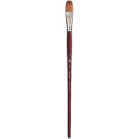 Princeton Velvetouch Blooms Brush, Long Handle, Size 12 - Professional Artist Brushes For Mixed Media, Acrylic, Oil