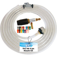 X-Jet M5#13 Kit | 4-4.5 Gpm | Adjustable Long-Range External Injection Variable Pressure Washing Nozzle | Perfect For Washing Residential & Commercial Properties From The Ground | W/ 2000 To 4500 Psi
