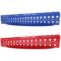 Sae And Metric Bolt Gauges Check A Thread Nut Fastener Size.