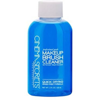 Cinema Secrets Original Blue Vanilla Makeup Brush Cleaner Solution - Professional Cleanser For Makeup Brushes - Quick-Drying, Rinse-Free Formula - Removes Stubborn Waterproof Make Up (2 Fl Oz)