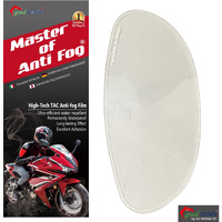 Xii Wy Universal Motorcycle 3/4 Open Face Helmet Shield Anti Fog Film,Clear Visor Lens Insert Fog Resistant Waterproof Sticker