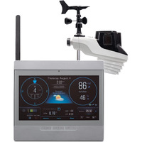 Acurite Atlas Weather Station With Gray High-Definition Display For Temperature, Humidity, Wind Speed, And Wind Direction With Hyperlocal Forecast, Programmable Alerts, And Built-In Barometer (01125M)