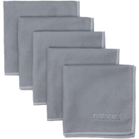 Dryki Sweat Absorbing Handkerchiefs - The Original Sport Microfiber Hankies For Wicking Sweat From Hands, Face, Body (Glacier Grey, 5 Pack)