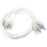 Heinakroon Led Cv Patch Cables Eurorack Modular Test Leads, 5-Pack (23.6), Transparent