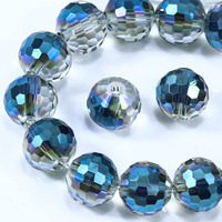 Dowarm 100Pcs 8Mm Crystal Glass Beads For Jewelry Making, Faceted Crystal Beads For Crafts Bracelet Wind Chimes Suncatcher, #5003 Rondelle Spacer Beads, Loose Gemstones, Green Colorized