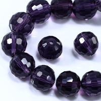 Dowarm 100Pcs 8Mm Crystal Glass Beads For Jewelry Making, Tanzanite Purple Faceted Crystal Beads For Crafts Bracelet Wind Chimes Suncatcher, #5003 Rondelle Spacer Beads, Loose Gemstones