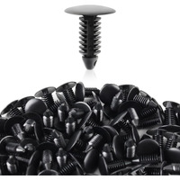 Autokay 100Pcs 8Mm Bumper Clips Auto Car Hole Plastic Rivets Fastener Retainer Clips Fender Push Pin Fits For Gm #1605396, 1595864 For Chrysler 6030441 For Ford 388577S, W705589-S300