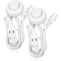 Maxxima 9 Ft 3 Outlet Extension Cord With On/Off Foot Switch (Pack Of 2)