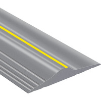10Ft/3M Universal Garage Door Rubber Threshold Strip, Weatherproof Seal Strip Diy Weather Stripping Replacement, Not Include Adhesive (Grey)