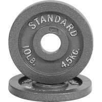 Wf Athletic Supply Traditional/Classic 2-Inch Hole Solid Cast Iron Olympic Barbell Weight Plates - Great For Strength Training, Weightlifting, Bodybuilding & Powerlifting, Multiple Choices Available