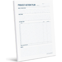 Two Tumbleweeds - Project Planner Notepad - 7 X 10