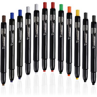 Listo 1620 - Box Of 12 - Assorted Colors - China Markers/Grease Pencils/China Marking/Pencils/Wax Pencils