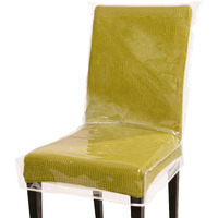 Jassoka Plastic Dining Room Chair Covers Set Of 4, 21X20 Inch Seat Covers For Dining Chairs,Anti Stain, Anti Cat Scratch, Waterproof And Easy To Clean Plastic Seat Cover Protector