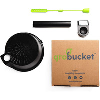 Grobucket Grotech Garden Self Watering Planter Insert - Automatic Watering System For Potted Plants - Easy Plant Watering For Gardening Like A Pro - (Set Of 3)