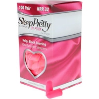 Hearos Sleep Pretty In Pink Foam Ear Plugs, Sleeping Ear Plugs, 100 Pair