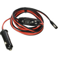 Master 33-103260-Csk 12 Volt Dc Plug Wire Harness-18 Gauge, 8 Feet Length, 8 Feet Length, Red/Black