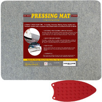 Wool Pressing Mat - 17" X 13.5" Quilting Ironing Pad - 100% New Zealand Felted Wool Iron Board For Quilters, Great For Quilting & Sewing Projects By Savina