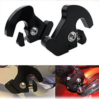 Tcmi Detachable Rotary Mounting Sissy Bar Luggage Rack Latch Clips Kit Fits For Harley Davidson Sportster Touring Street Glide Road King Electra Glide 1986-2021 Chrome#9 Latch Clips 7013128