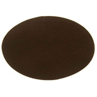 Beaulegan Repair Patches - 4 Pcs Elbow Knee Iron-On Velvet Patches, Oval & Dark Brown